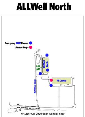 AllWell North parking map