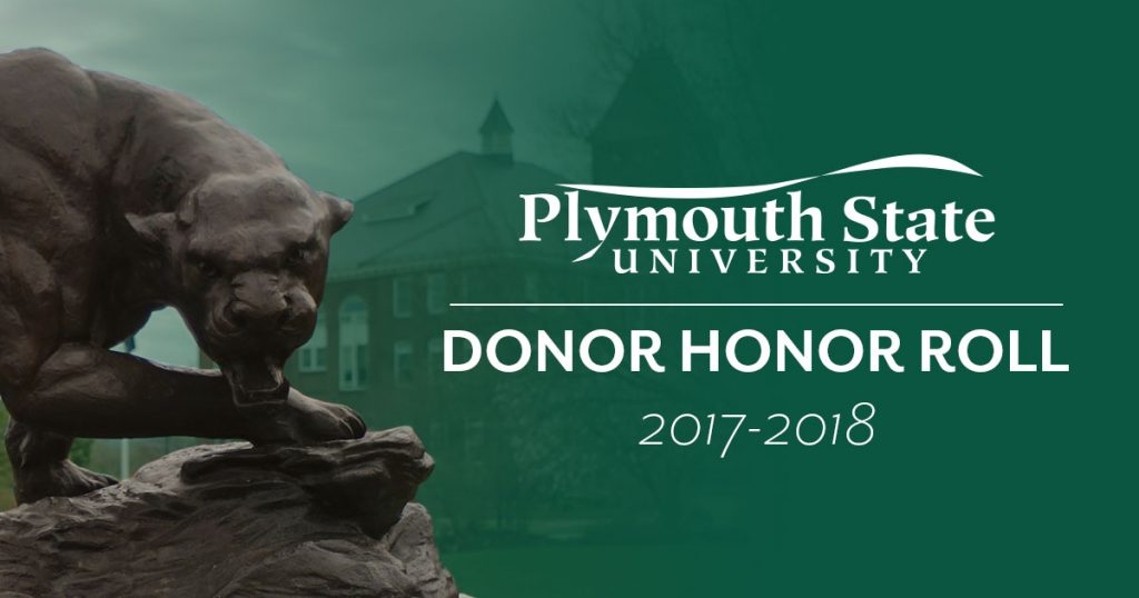 Donor Honor Roll Plymouth Magazine