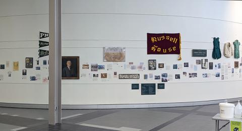 150 Objects wall installation view