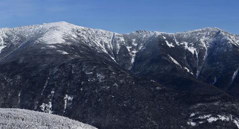 Panorams of Franconia Ridge mountains