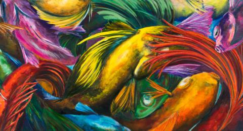 Fish painting