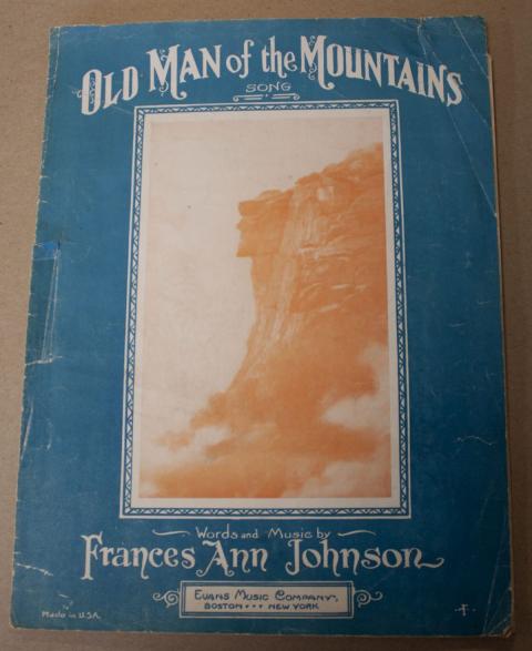 Frances Ann Johnson, “Old Man of the Mountains,” 1926 Paper book
