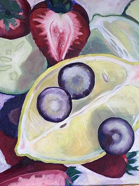 Alexandra Balunas, "Summer fresh", Oil on Canvas.