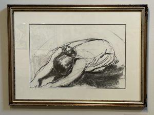 Gesture, Cynthia Worthern Vascak. Charcoal on Paper. 2000.