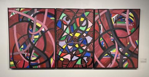 Freeways, Barbara S. Dearborn. Oil on Canvas. 1993. Copyright: Barbara S. Dearborn.