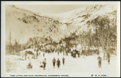 1915-1930 postcard for Tuckerman Ravine
