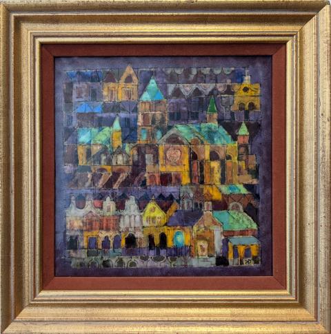 Karl Drerup. “Church Plaque.” Enamel. Undated.