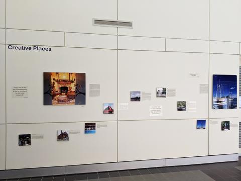 Space 2 Place exhibit Creative Places wall installation
