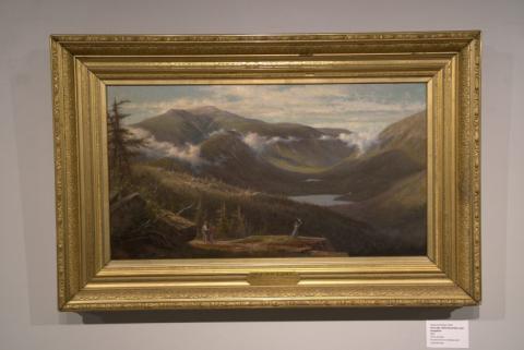 Exhibition view of items related to hotels in Old Man Mountain