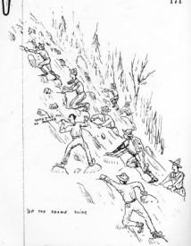 Cartoon about crowding on popular trails
