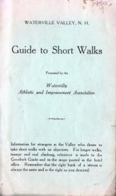 1950s Waterville Valley Athletic & Improvement Association guide