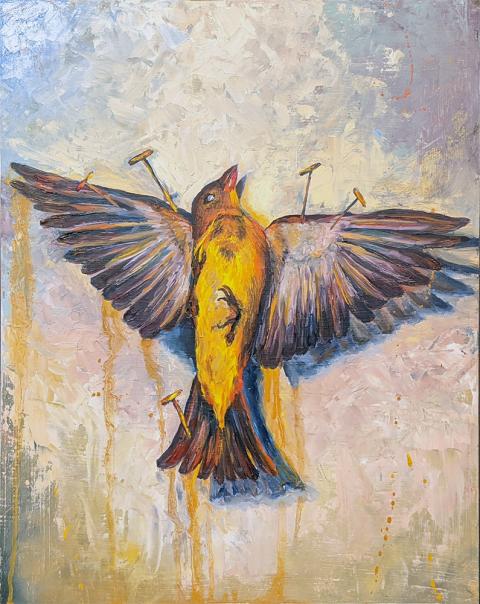 "Life" Gwen Hoyt, Oil Paint, Level D