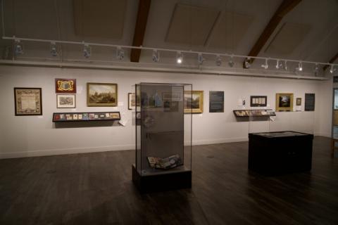 An Enduring Presence: The Old Man of the Mountain exhibit installation photos