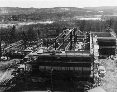 Plymouth State in 150 exhibition 1960s Boyd Hall