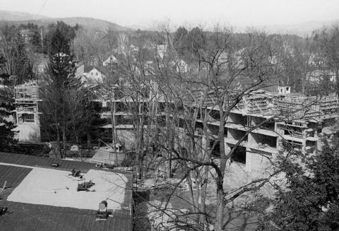 Plymouth State in 150 exhibition 1960s Smith Hall