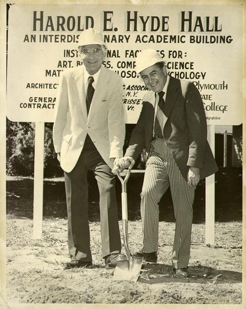 Plymouth State in 150 exhibition 1970s Saul Hyde at Harold Hyde Hall