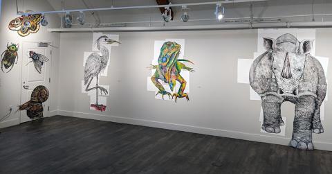 Ursula Hoyt art, BFA Exhibition 2021