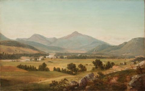 Androscoggin River, oil painting by David Johnson