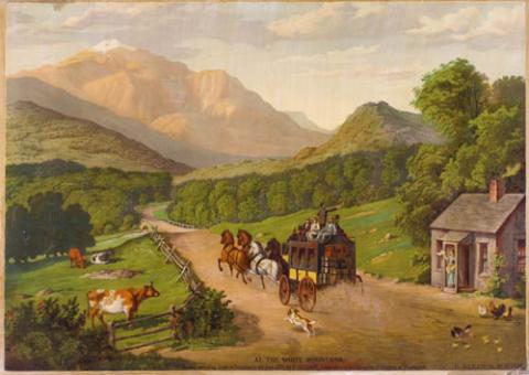 At the White Mountains art print 1875