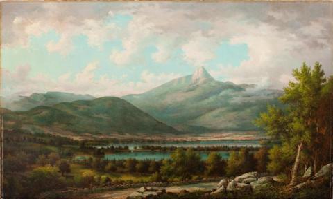 Mount Chocorua and Chocorua Lake from Tamworth, oil painting
