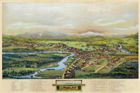Conway New Hampshire 1896 illustration