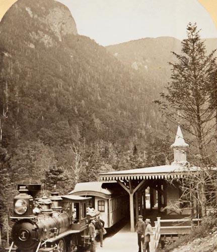 Depot Profile House and Train, date unknown
