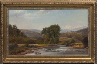 Mary Safford, Untitled White Mountains, Oil on board