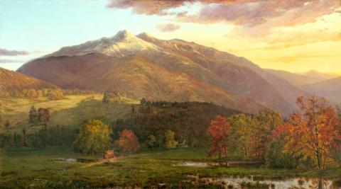 Mounts Madison and Adams from Gorham, Horace Wolcott Robbins, oil on canvas,