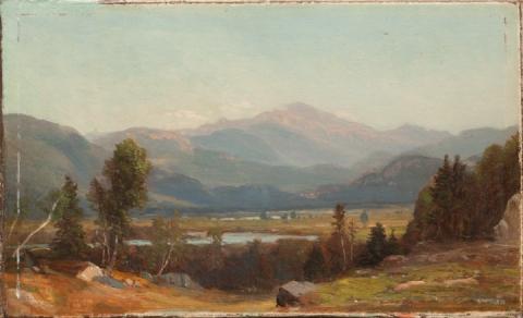 Mt. Washington from Intervale, North Conway, Samuel L. Gerry, oil on canvas