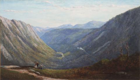 The Crawford Valley from Mount Willard Frank Shapleigh 1877-Oil on canvas