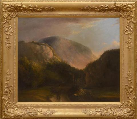 The Gate of the Notch from the House of Thomas Crawford Alvan Fisher 1834 Oil on canvas