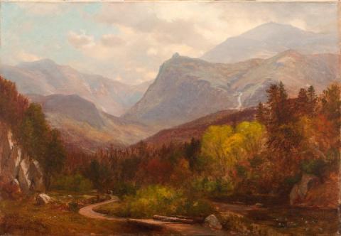 Tuckermans Ravine and Lions Head, Samuel Lancaster Gerry, oil on canvas
