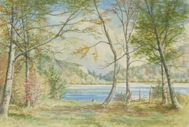 Emily Selinger. Crawford Notch. Watercolor