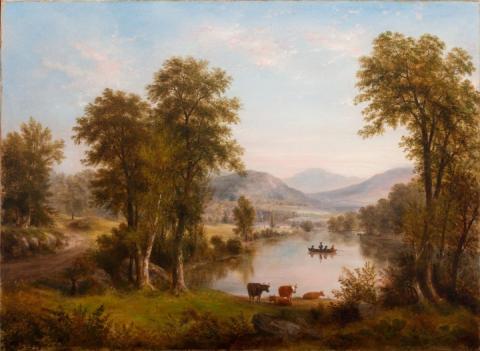 White Mountain Scenery oil painting