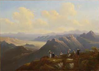 Picnic Party on Mount Washington, c. 1840. Oil on canvas