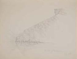 The Lake of the Old Man, July 1833. Sketch