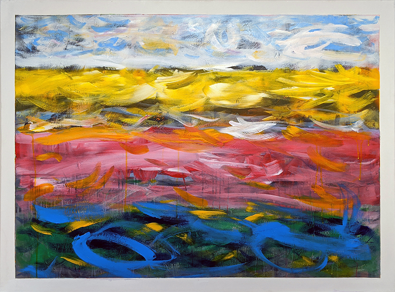Philip Inwood, Sea Inside Series- I Storm Rolling Acrylic on Canvas 2020