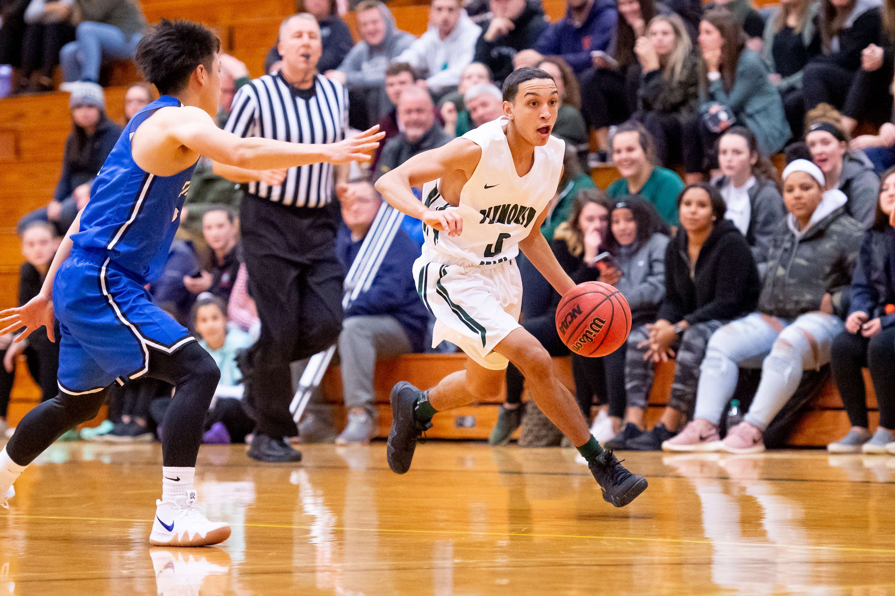 Dante Rivera was voted LEC Rookie of the Year for men’s basketball. He also established a new school record for made three-pointers in a game.