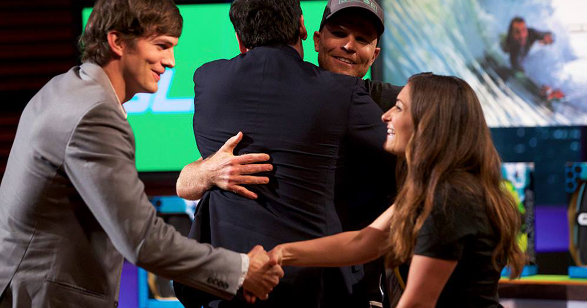 Angela Watts and Ashton Kutcher