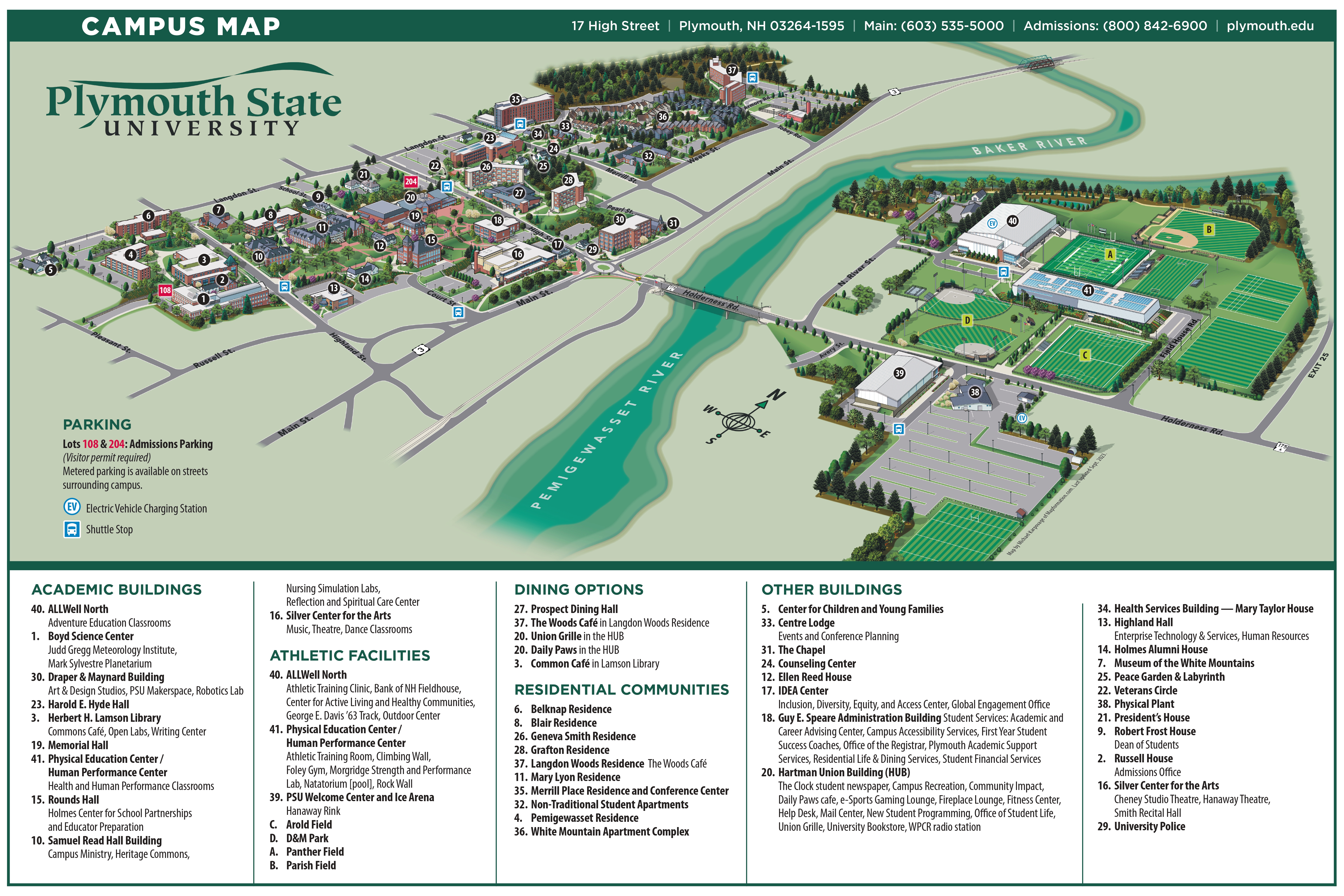 Map of PSU campus