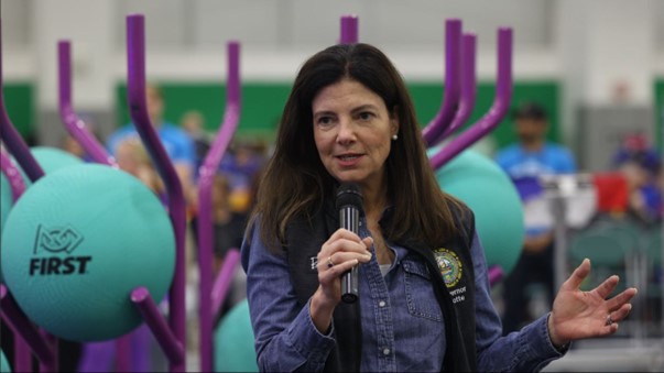 Governor Kelly Ayotte attendeding the Governor’s Cup opening ceremony