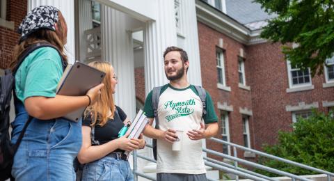 Students talking