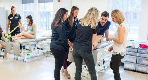 Plymouth OT students in classroom