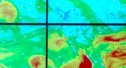 Forecast of incoming weather