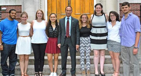 A group of political science majors