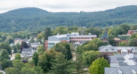 Aerial view of Plymouth campus