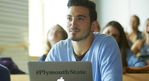 student in classroom