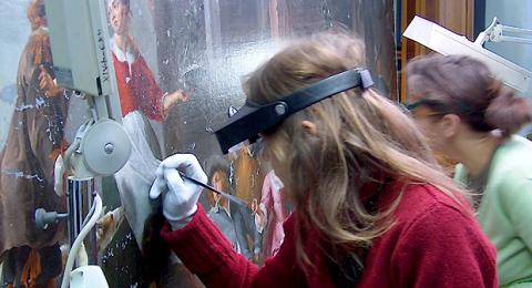 art restoration demo