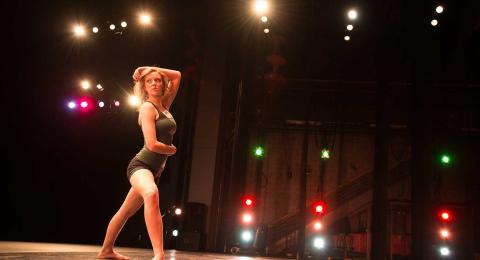 Student dancing