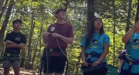 Students outdoors